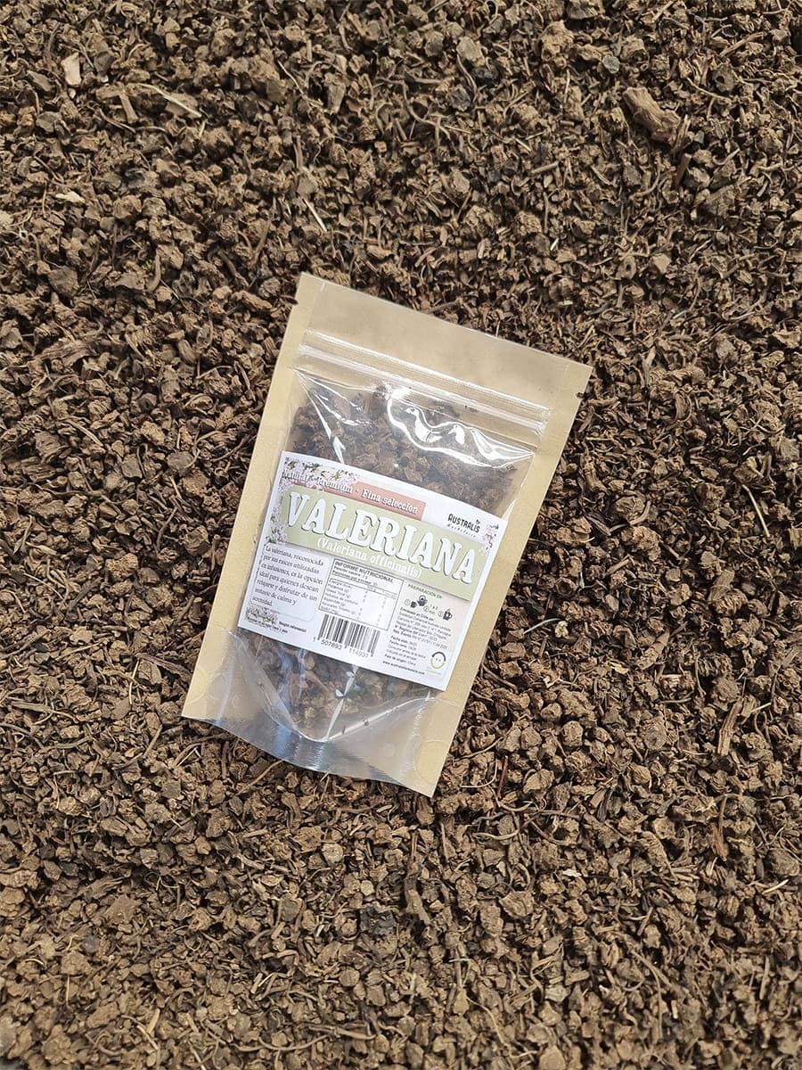 valeriana seca deshidratada raíz natural para infusión