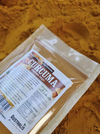 Cúrcuma natural en polvo fino