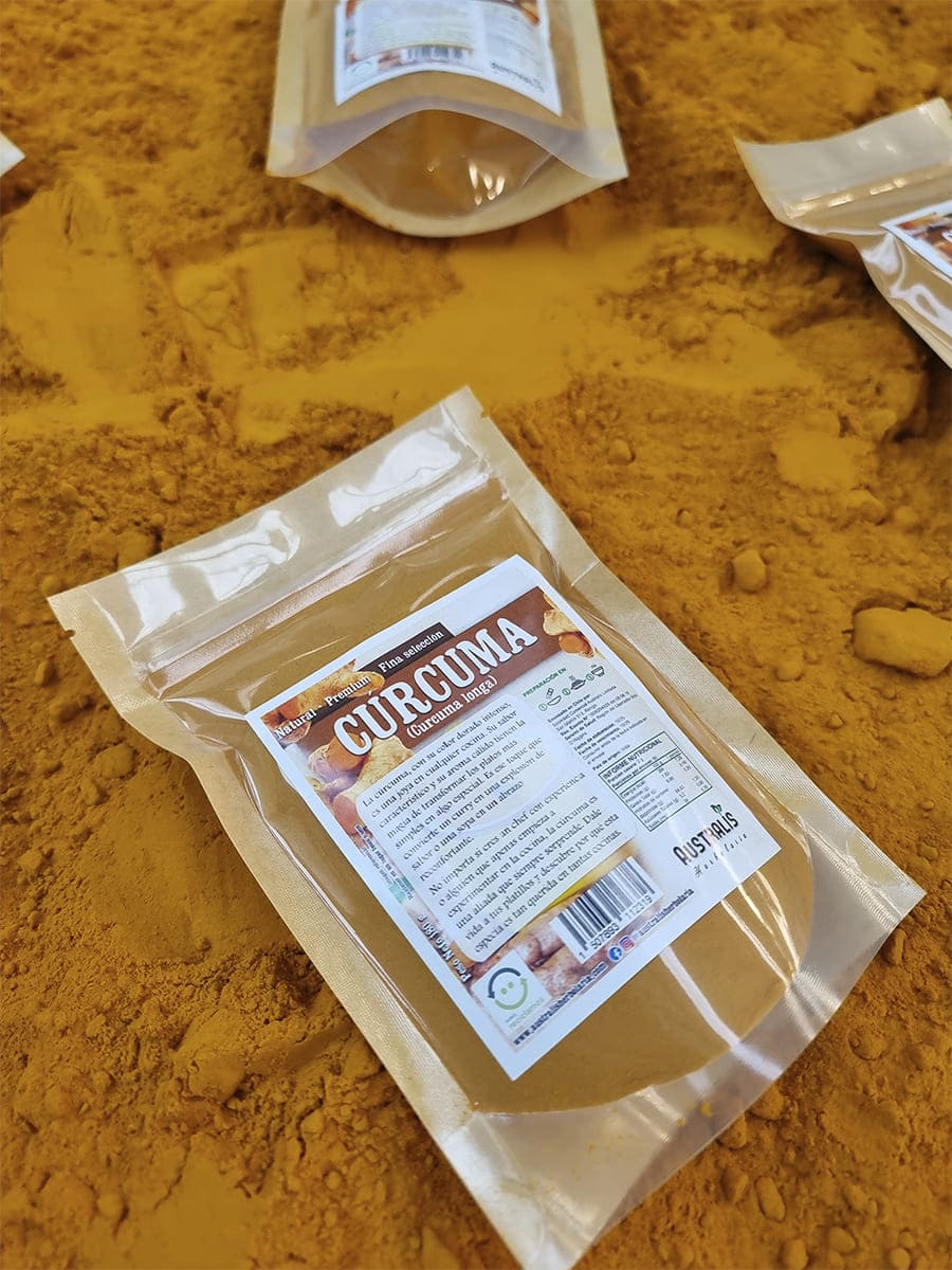 Cúrcuma molida de uso culinario