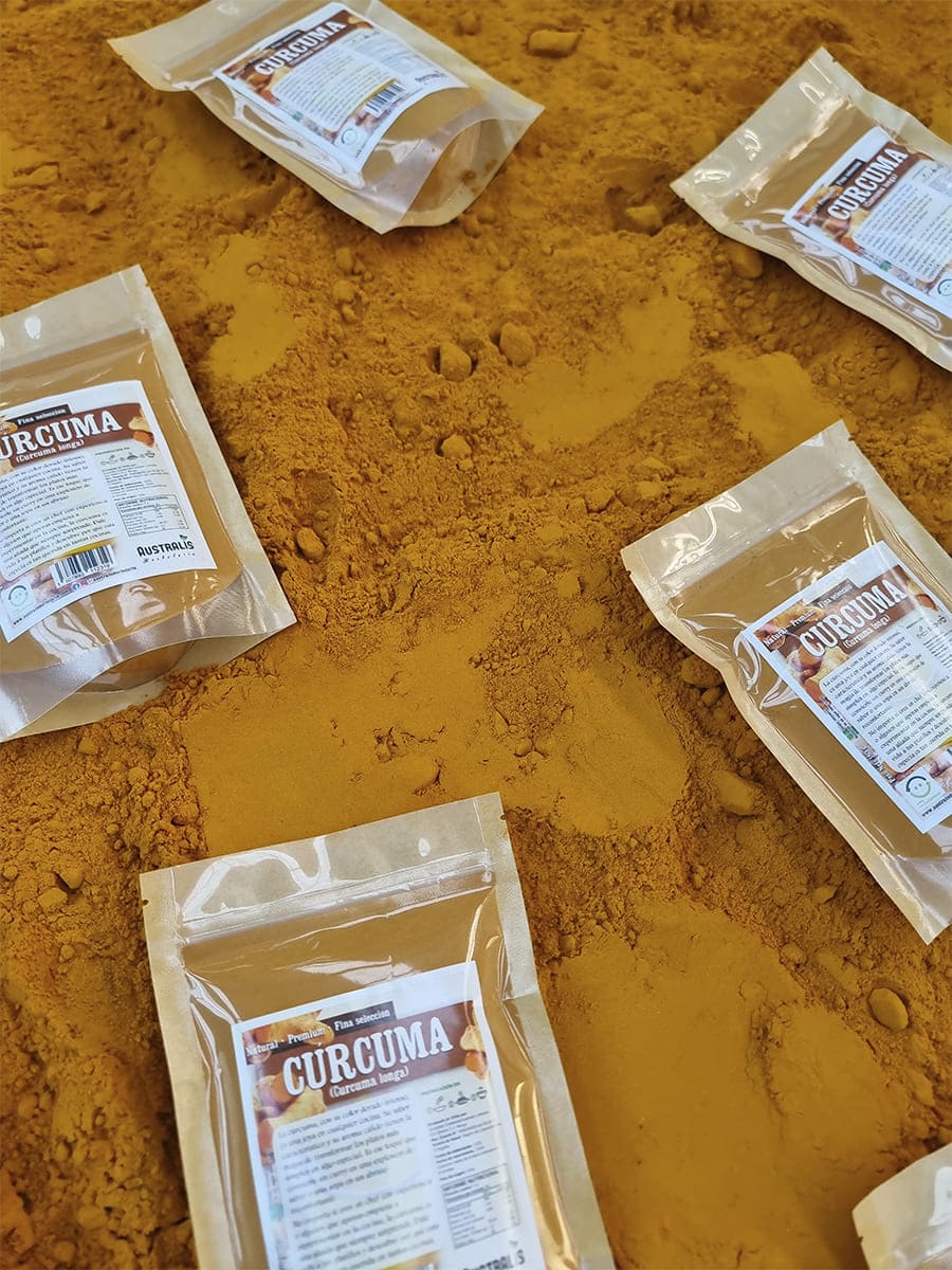 Cúrcuma en polvo natural a granel