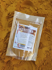 Cúrcuma en polvo natural especia molida