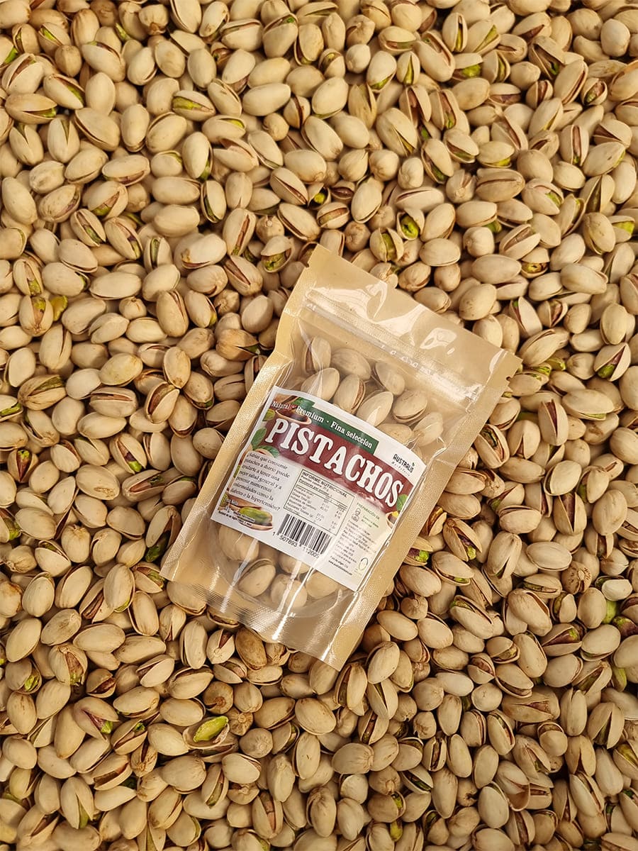 pistachos con cascara de temporada en chile