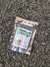 Hoja de Camellia sinensis utilizada como té verde