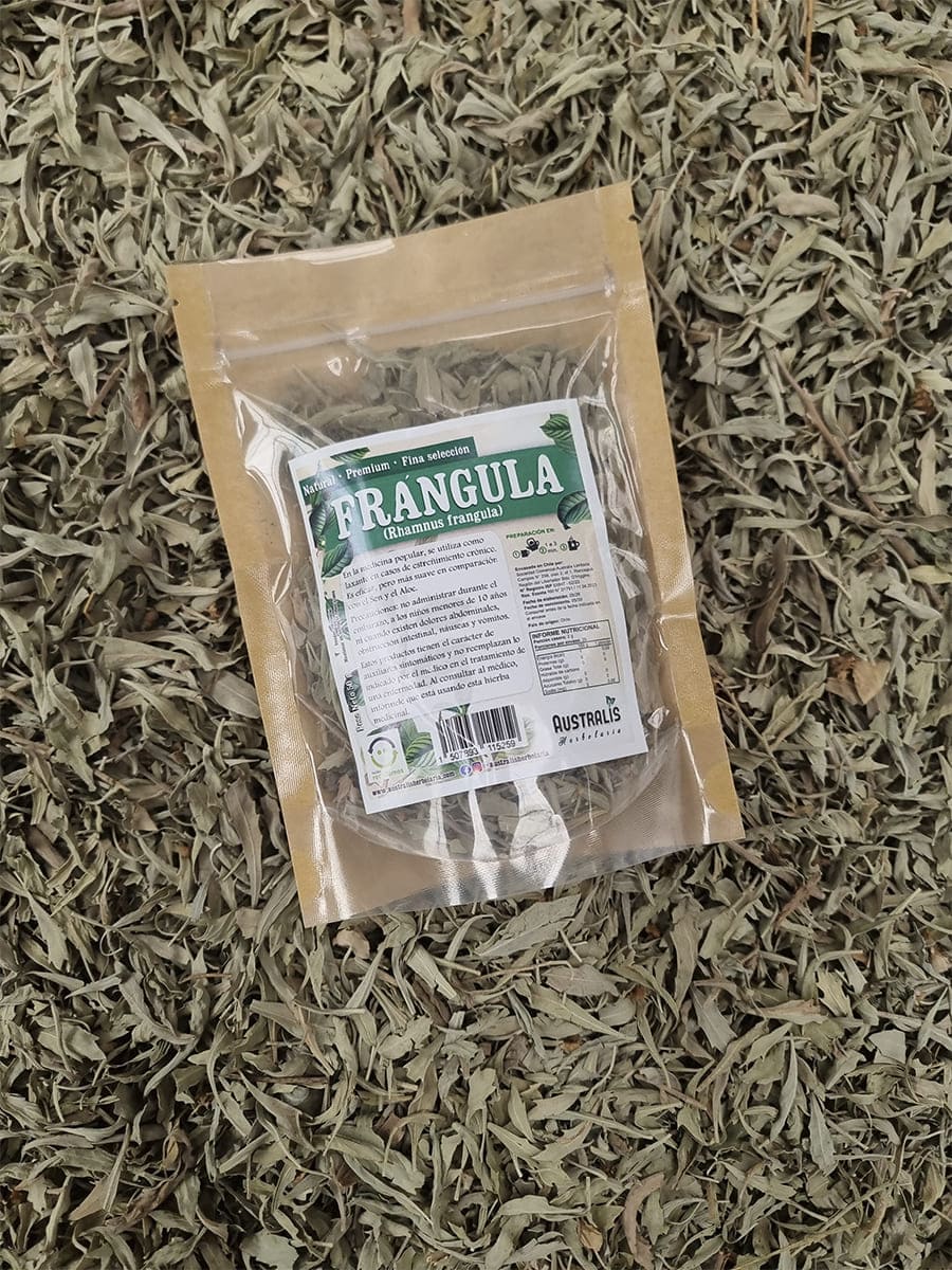 Hierba seca de frángula para infusión digestiva natural