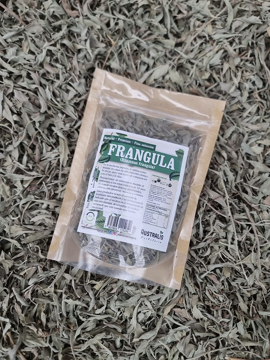 Frángula hierba seca natural para preparar infusión laxante