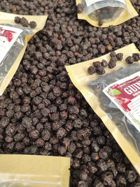 Guindas secas enteras con carozo para snack