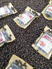 Guindas deshidratadas para snack y recetas dulces
