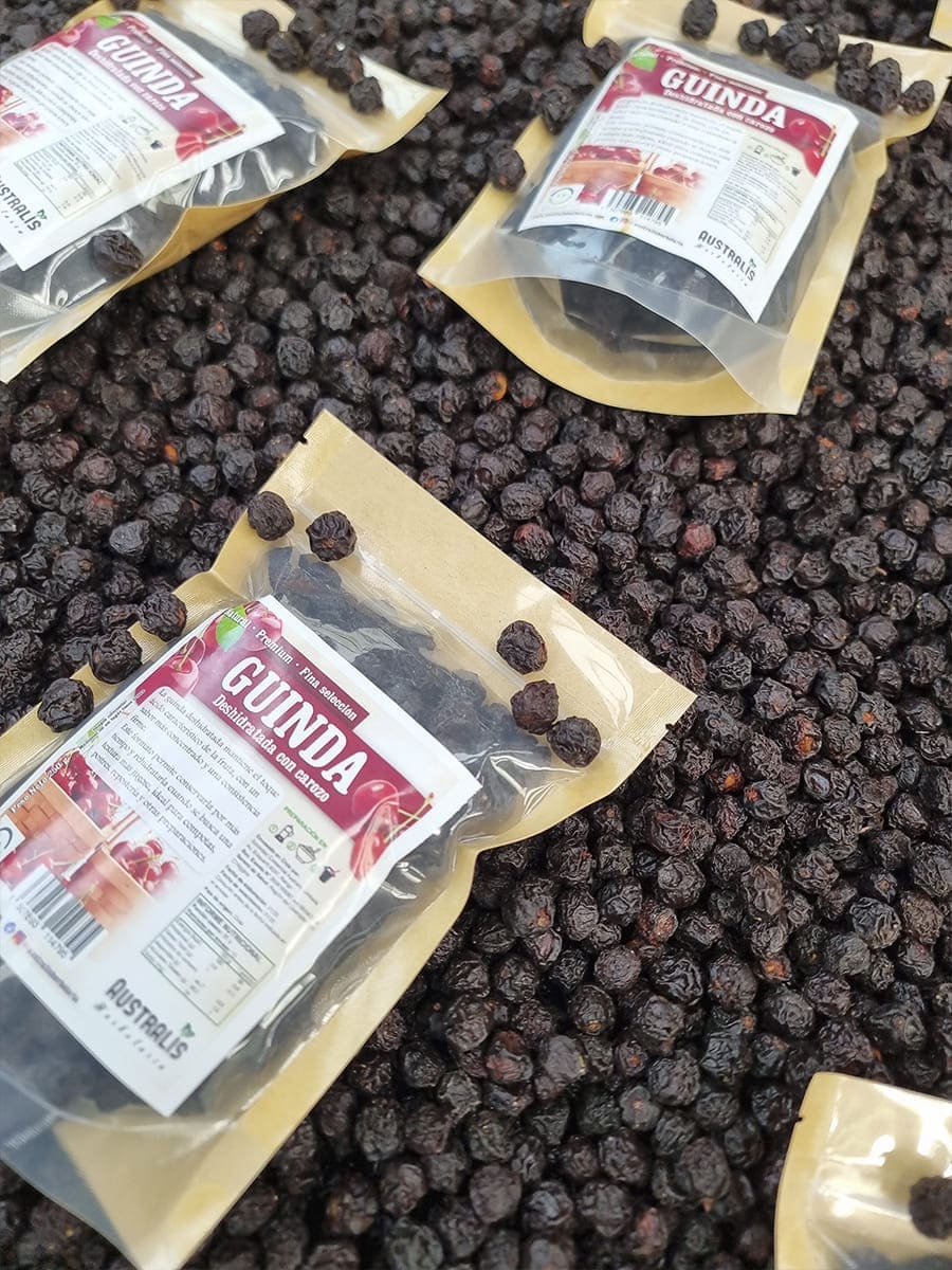Guindas deshidratadas para granolas y mezclas de frutos secos