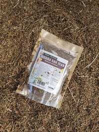 Hipérico natural seco con hojas y flores para infusión