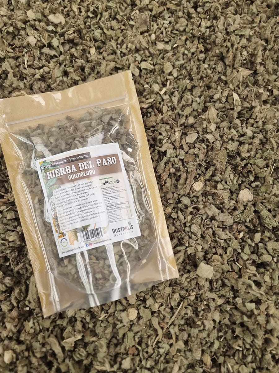 hierba del paño gordolobo para tos resfrío e infusión