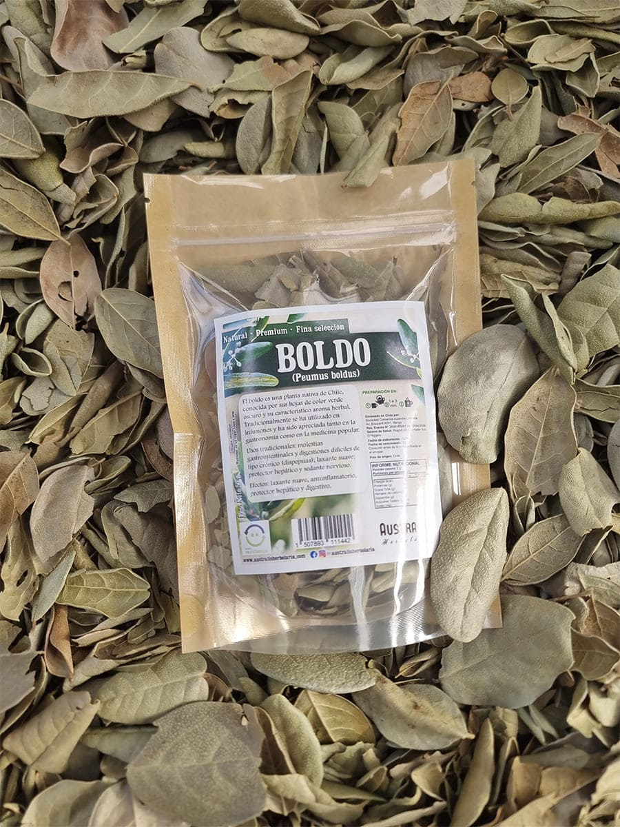 Boldo hierba natural seca para té e infusión