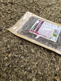 Hojas de frambuesa deshidratadas listas para té herbal e infusión caliente