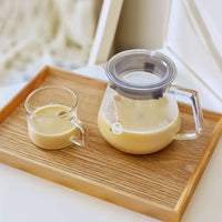 Jarra de café Timemore de vidrio con marcación de nivel 360ml / 600ml