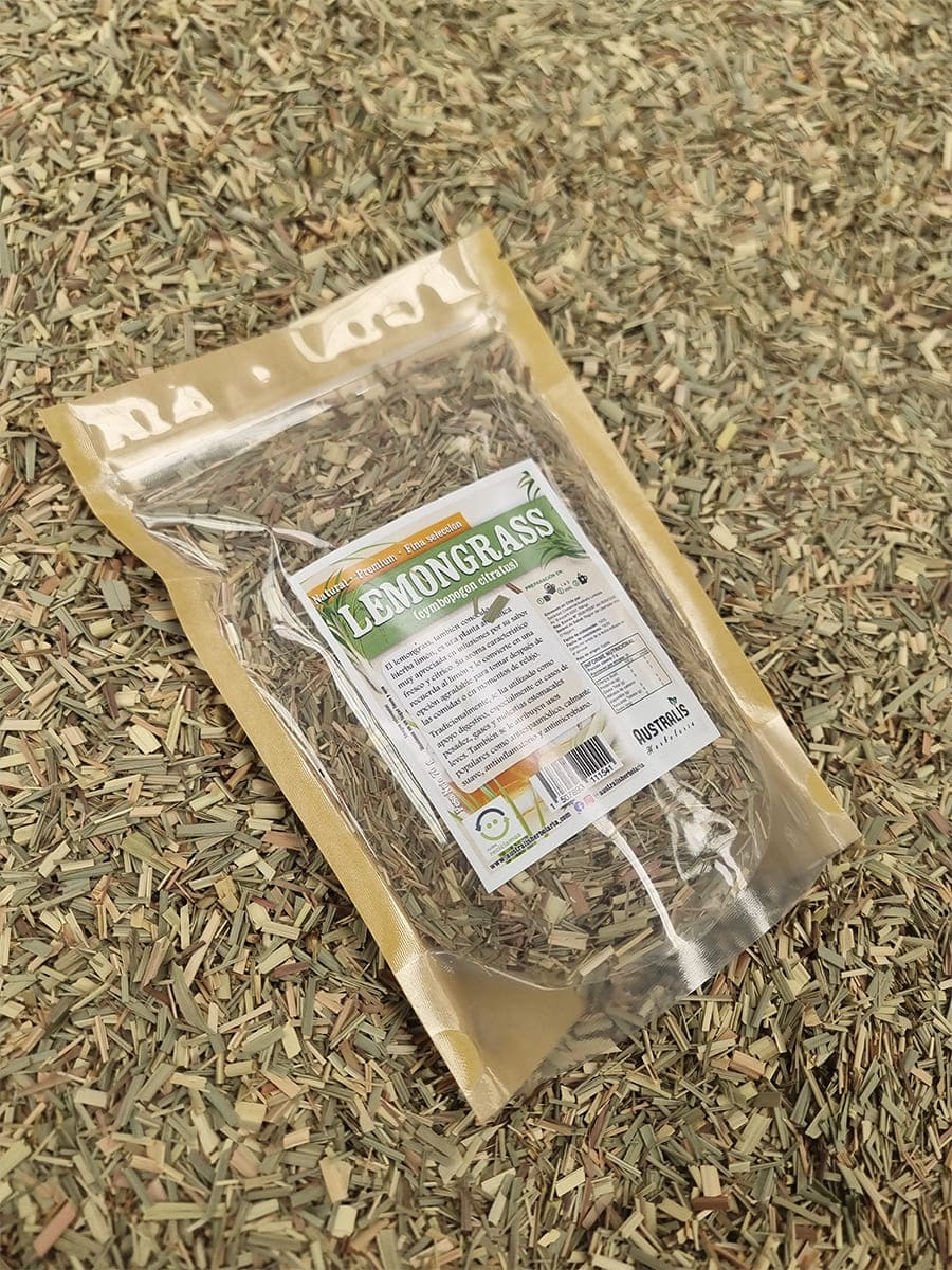 Lemongrass seco para té e infusiones