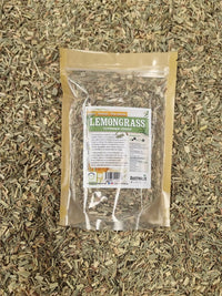 Hojas de lemongrass secas para té