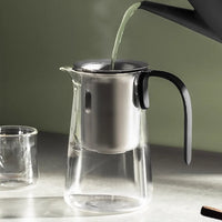 Tetera de vidrio 300 ml de un clic con infusor magnético