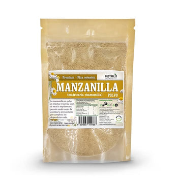 manzanilla en formato polvo o polvillo