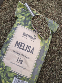 Melisa seca Melissa officinalis a granel en formato de 1 kilo