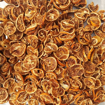 Rodajas de naranja secas - deshidratadas