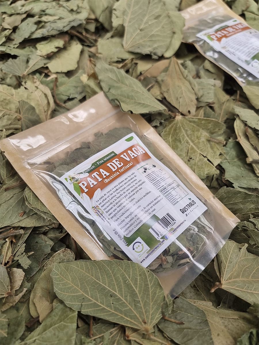 Pata de vaca hierba seca medicinal en formato natural