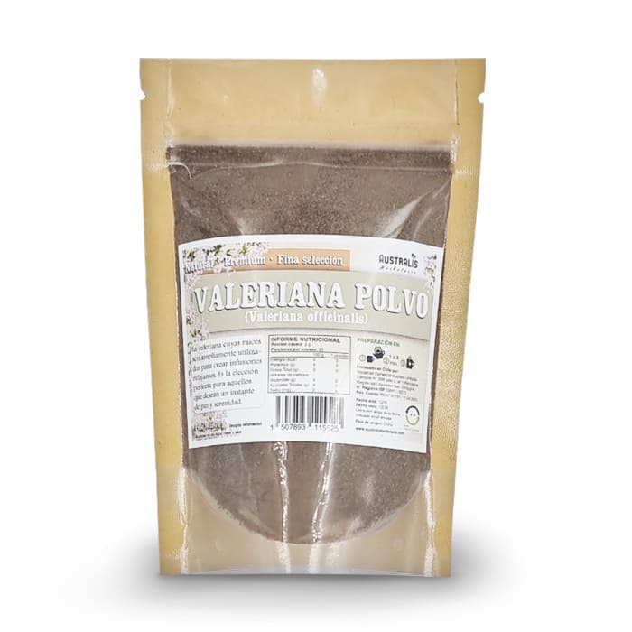 Raíz de valeriana en polvo