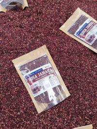 rosa jamaica corte fino ideal para bolsitas de té