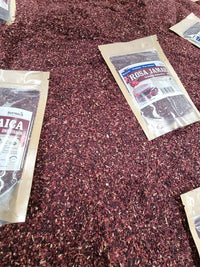 rosa jamaica ideal para té en bolsita