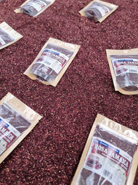 flor de jamaica para llenado de bolsitas de té