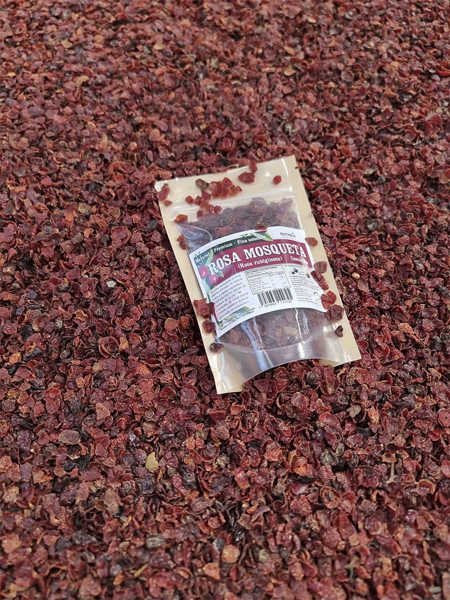 Rosa mosqueta en cascarilla deshidratada