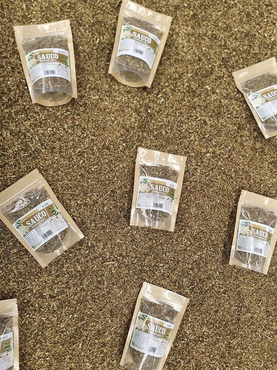 sauco natural a granel flores secas medicinales