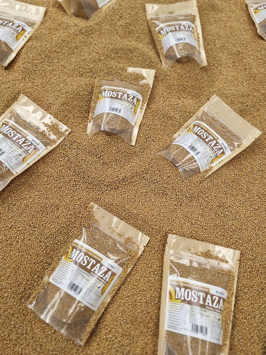 Mostaza seca en grano para elaboración de mostaza casera