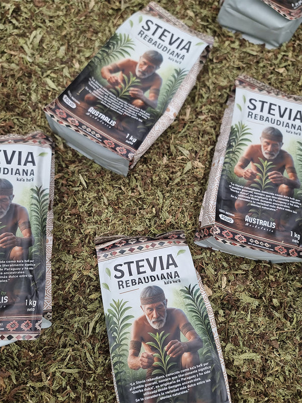 Stevia rebaudiana kilo en polvo elaborado directamente a partir de sus hojas