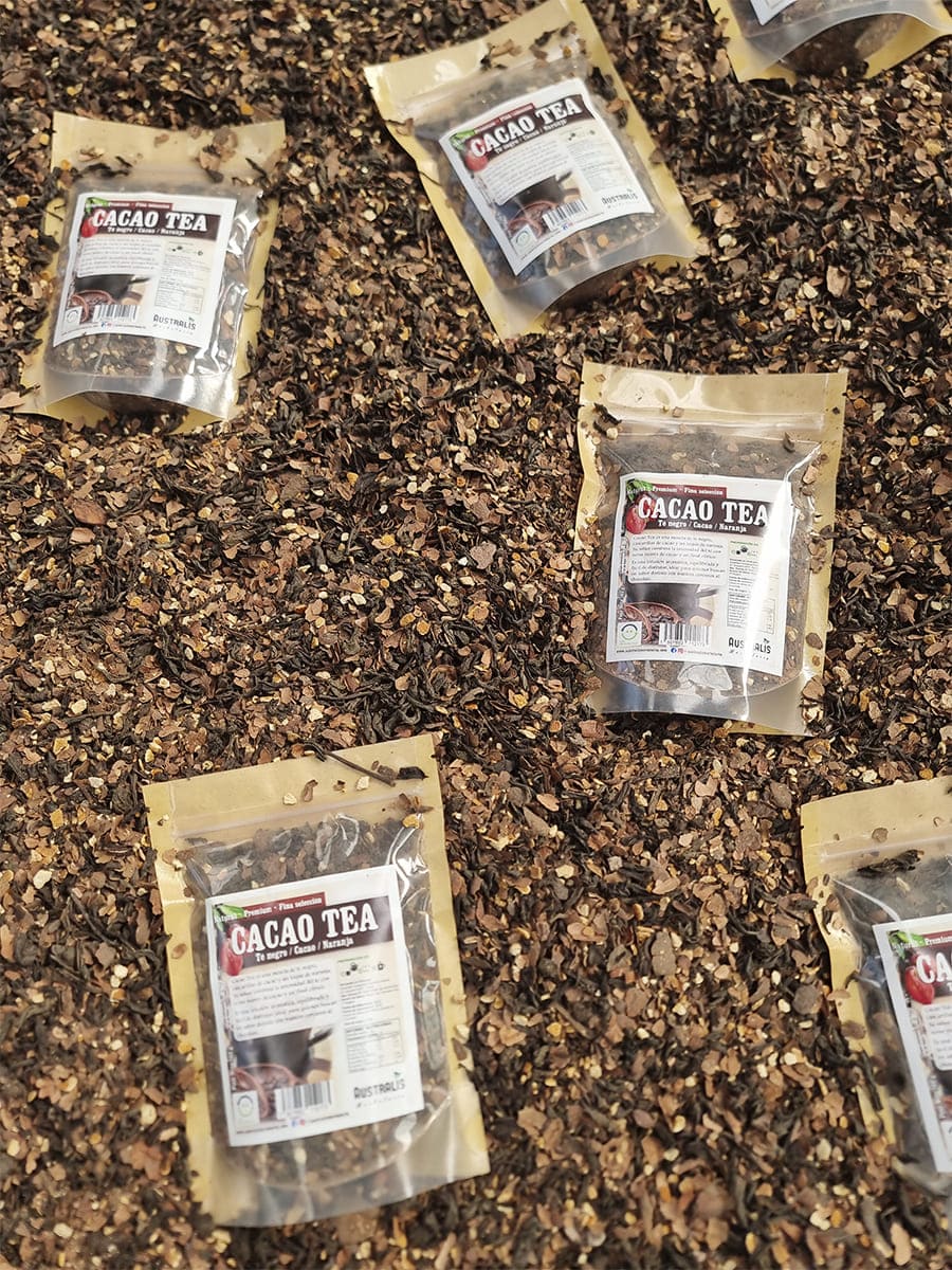 Té Cacao con té negro, naranja y cascarilla de cacao