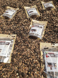 Mezcla de té negro con cascarilla de cacao y naranja