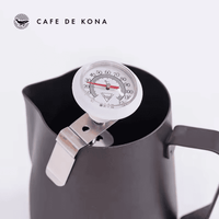 Termómetro para café y leche tipo lápiz con clip y puntero