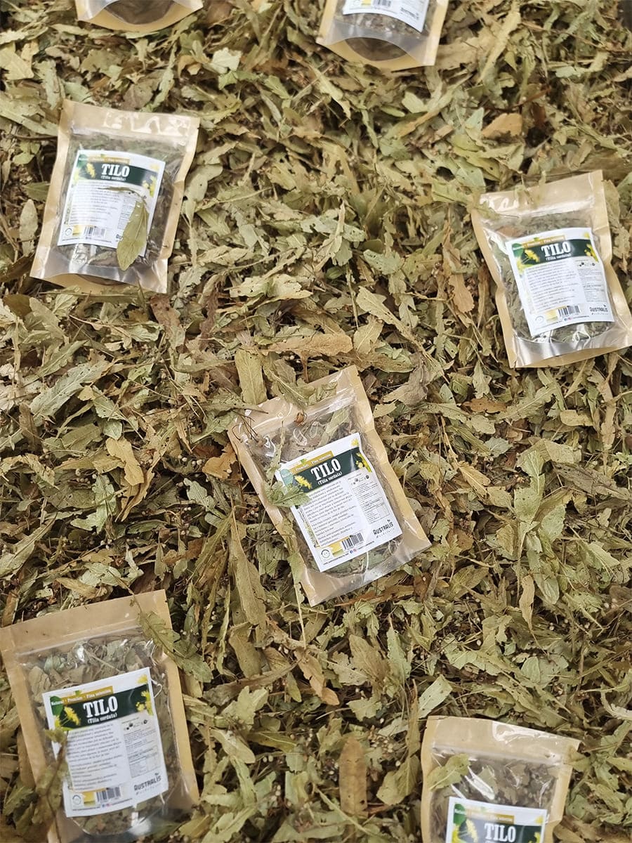 tilo hierba seca tilia infusión hojas y flores