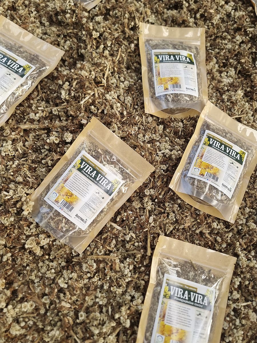 Vira vira natural seca para infusiones asociadas a tos, resfrío y bronquitis