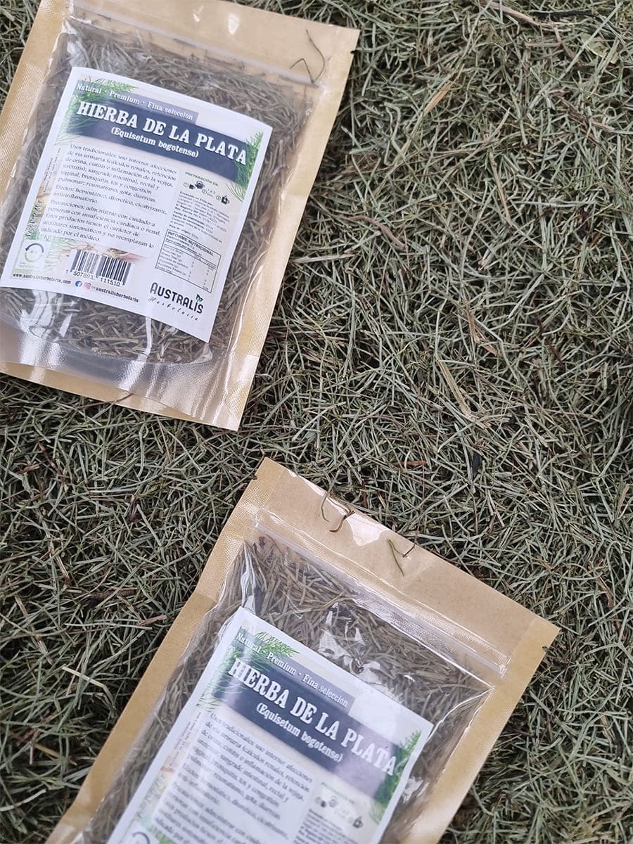 Platero seco a granel para preparar infusión de hierbas